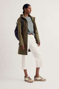 Seasalt Coverack Coat in Laurel