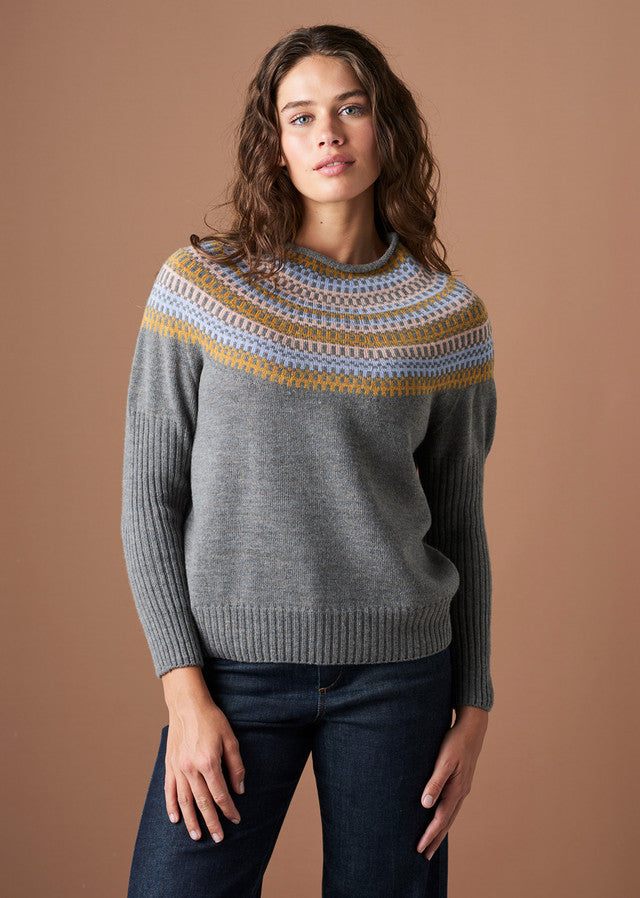 Uimi Dixie jumper - merino wool - Mink