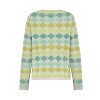 Mansted Dodo Diamond Mine Cardigan in Apple