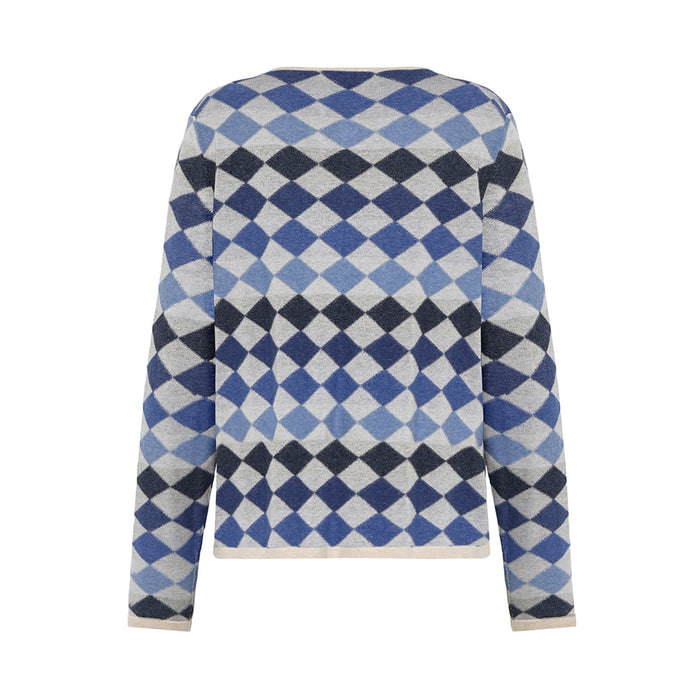 Mansted Dodo Diamond Mine Cardigan in Blue