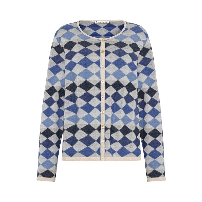 Mansted Dodo Diamond Mine Cardigan in Blue