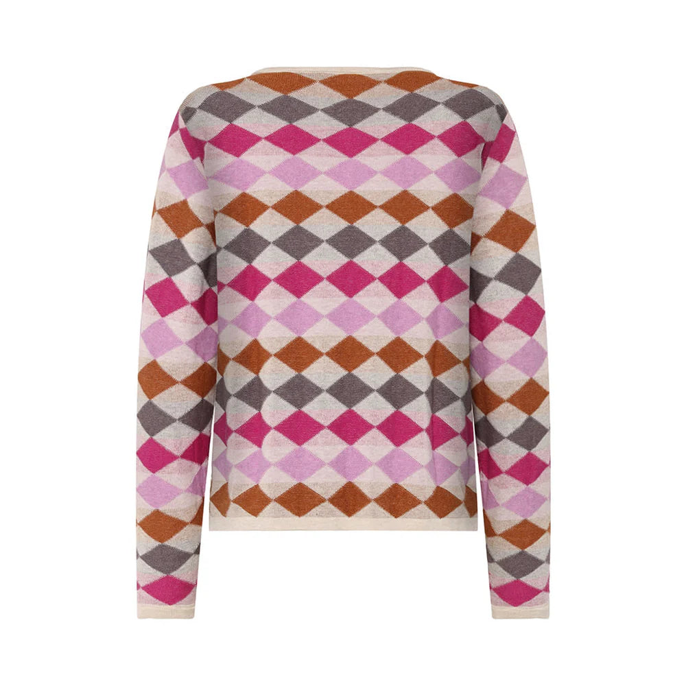 Mansted Dodo Diamond Mine Cardigan in Heather