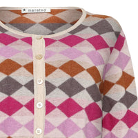 Mansted Dodo Diamond Mine Cardigan in Heather