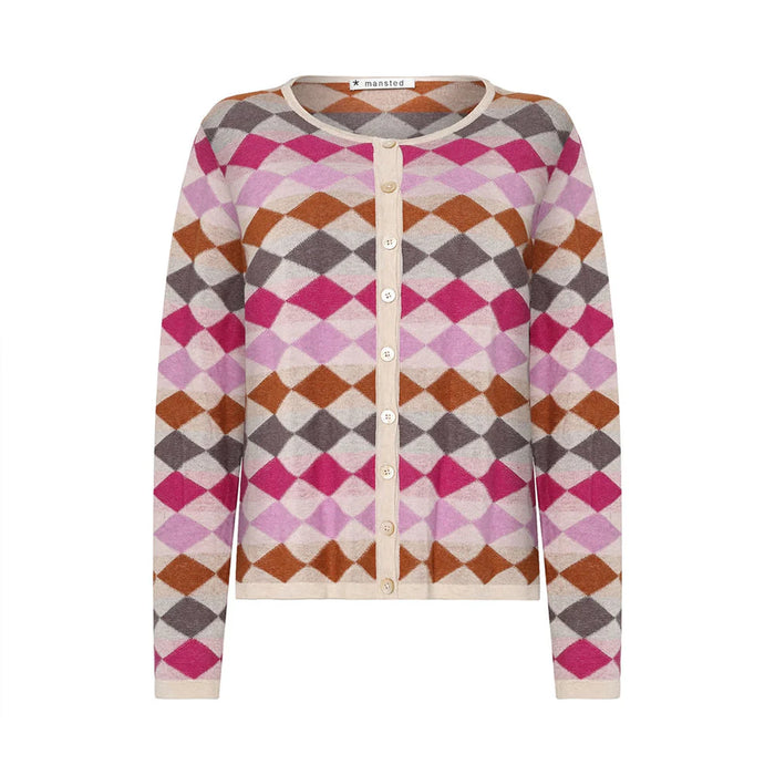 Mansted Dodo Diamond Mine Cardigan in Heather