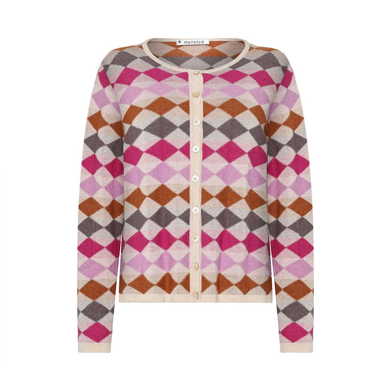 Mansted Dodo Diamond Mine Cardigan in Heather