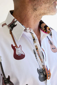 John Lennon Long Sleeve Shirt 'Sheffield' in White
