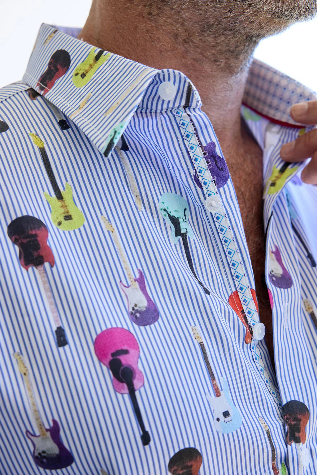 John Lennon Long Sleeve Shirt 'Sunderland' in Sky