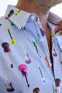 John Lennon Long Sleeve Shirt 'Sunderland' in Sky