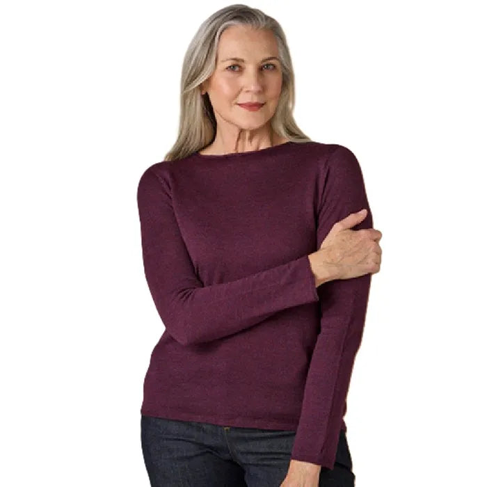 Uimi Phoebe Fine Jersey Top in Merino Wool in Multiple Colours
