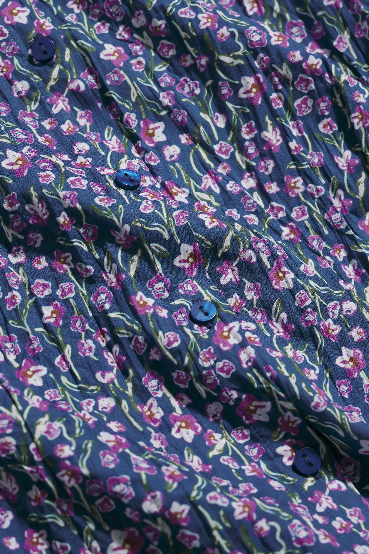 Seasalt Larissa Shirt in Flax Flower Bright Orchid