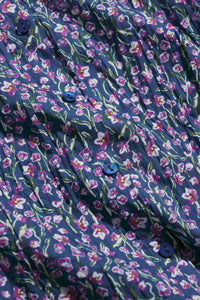 Seasalt Larissa Shirt in Flax Flower Bright Orchid