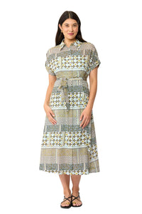 Decked Out Dress in Patchwork FO8766
