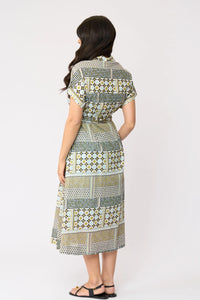 Decked Out Dress in Patchwork FO8766