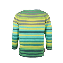 Load image into Gallery viewer, Mansted Franca Stripe Jumper - Cold Green - M only
