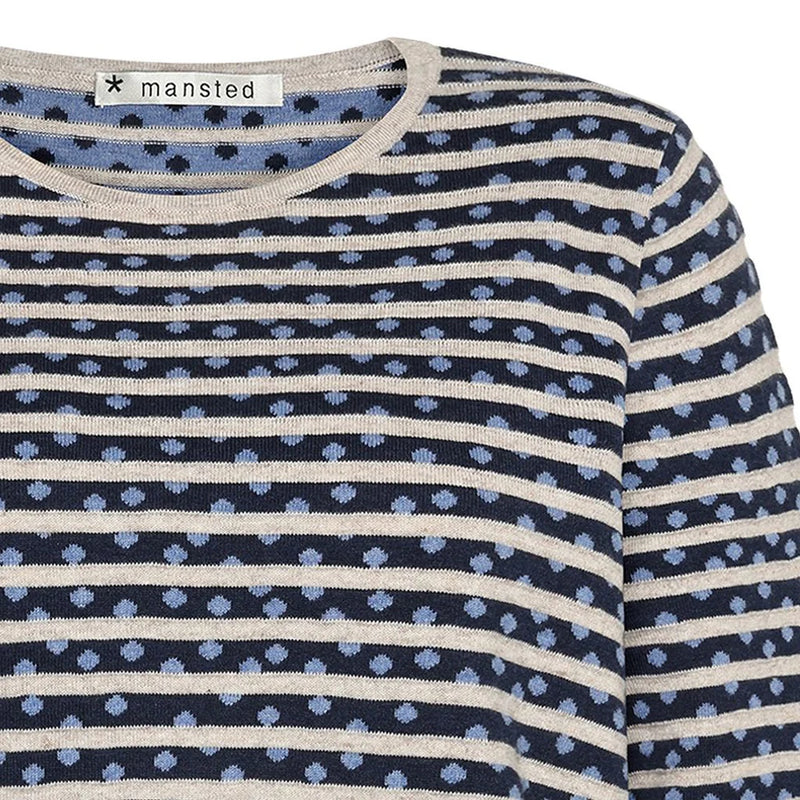 Mansted Fri Cookies & Cream Crew in Blue