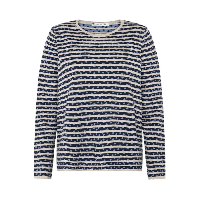 Mansted Fri Cookies & Cream Crew in Blue