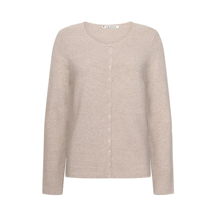Mansted Monsoon Eco Links Cardigan in Light Oat