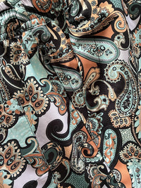 Rock & Roll Religion SHORTS Greenback Paisley