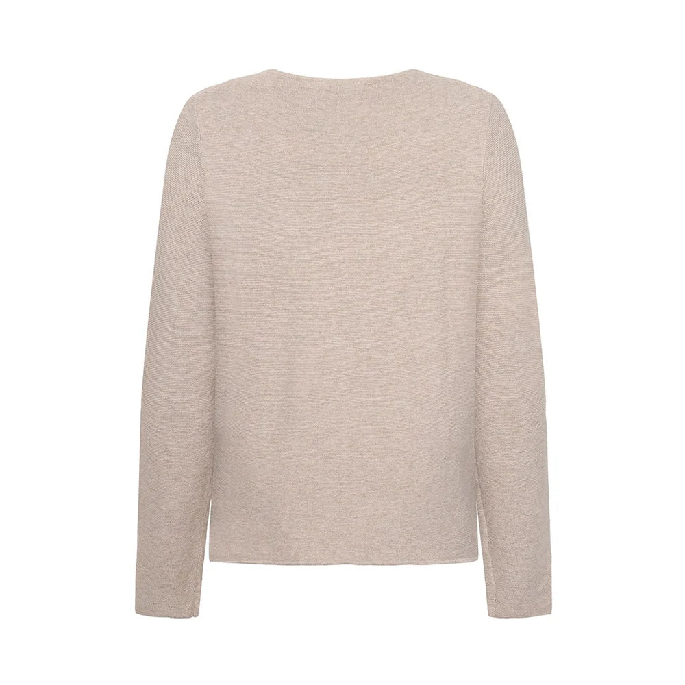 Mansted Monsoon Eco Links Cardigan in Light Oat