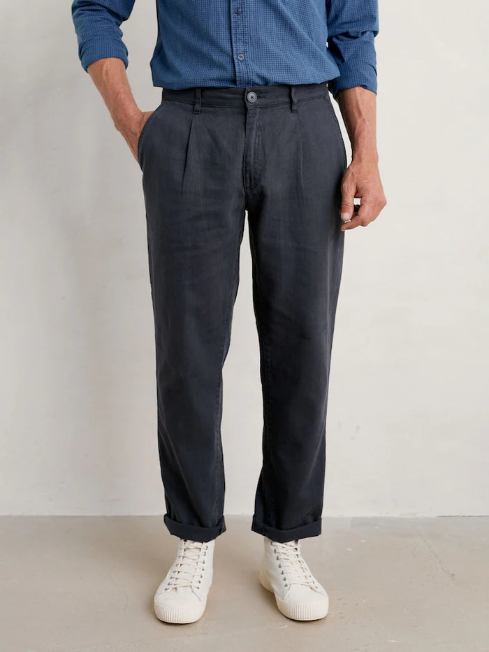 Seasalt Mens Helmsman Trousers in Inkwell