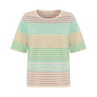 Hilde Eco Eco Tulip Jacquard Tee in Green