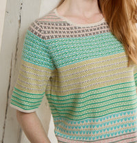 Hilde Eco Eco Tulip Jacquard Tee in Green