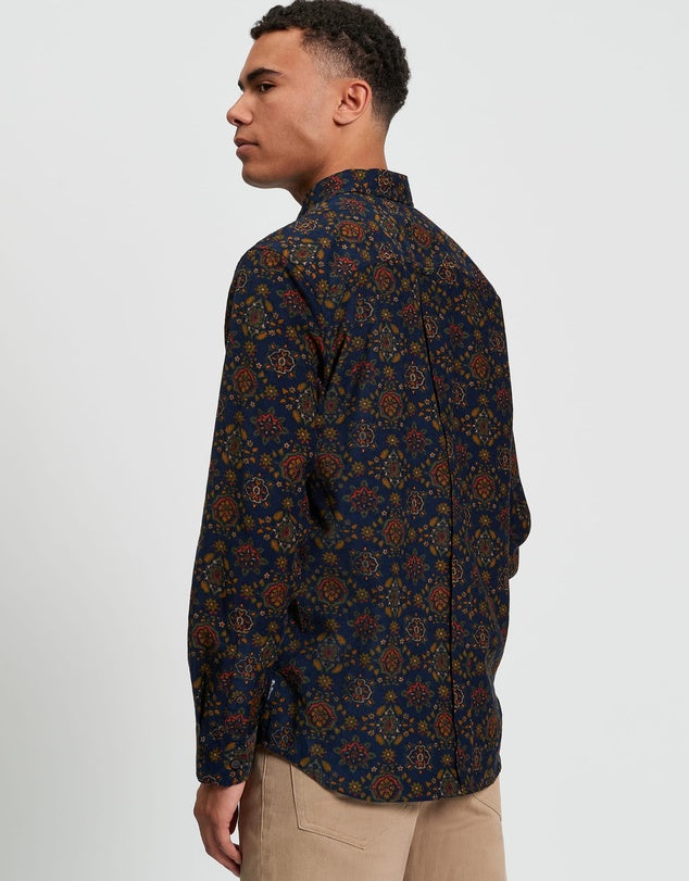 Ben Sherman Corduroy Foulard Print Shirt