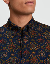 Ben Sherman Corduroy Foulard Print Shirt