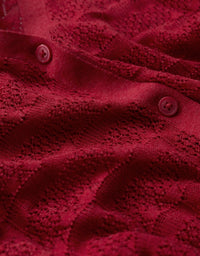 Sweet Day Cardigan in Boat Red
