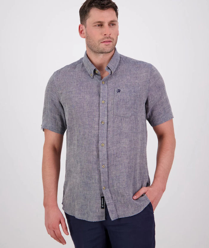 Men's Swanndri Humber S/S Linen Shirt