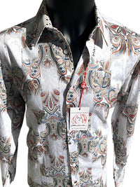 John Lennon Long Sleeve Shirt in Morecombe White