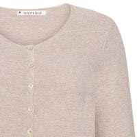 Mansted Monsoon Eco Links Cardigan in Light Oat