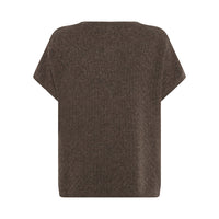 Mansted Komma Button Vest in Brown
