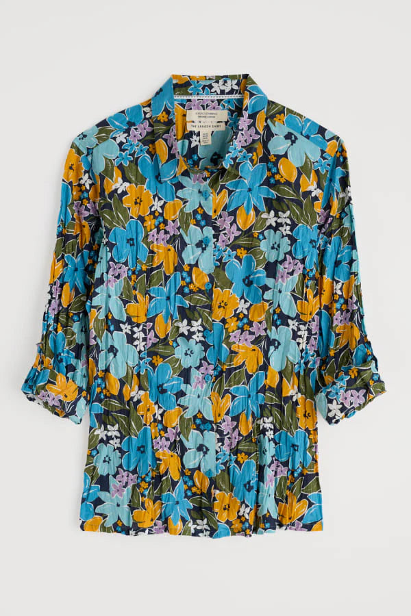 Seasalt Larissa Shirt Citrus Floral Poseidon