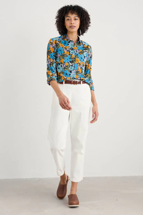 Seasalt Larissa Shirt Citrus Floral Poseidon