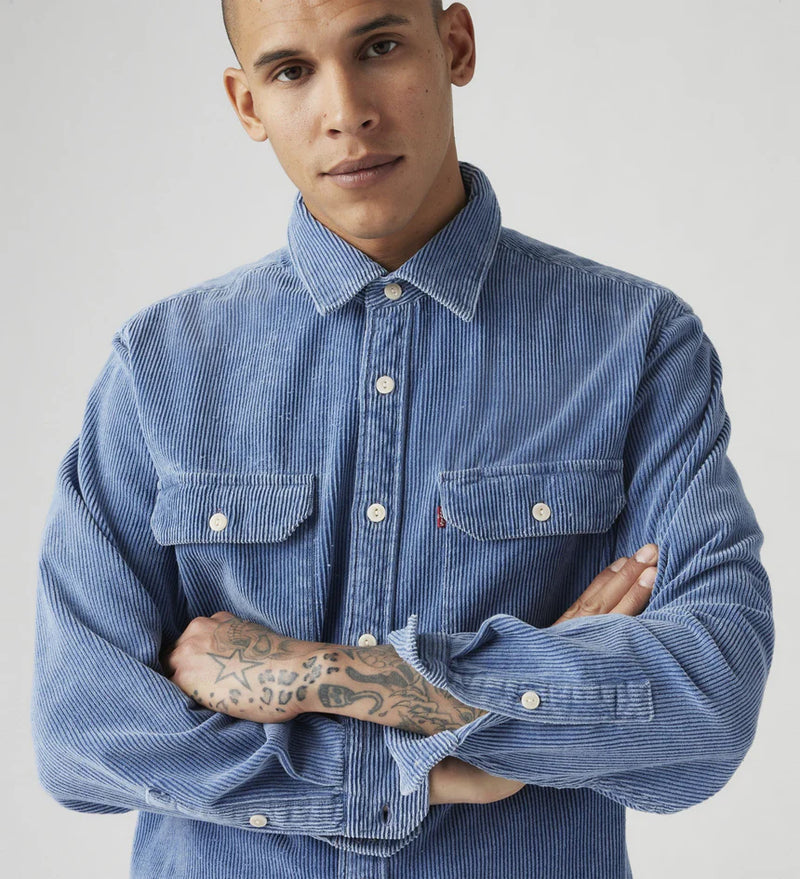 Levi's Jackson Worker Andor Light Indigo Cord Shirt