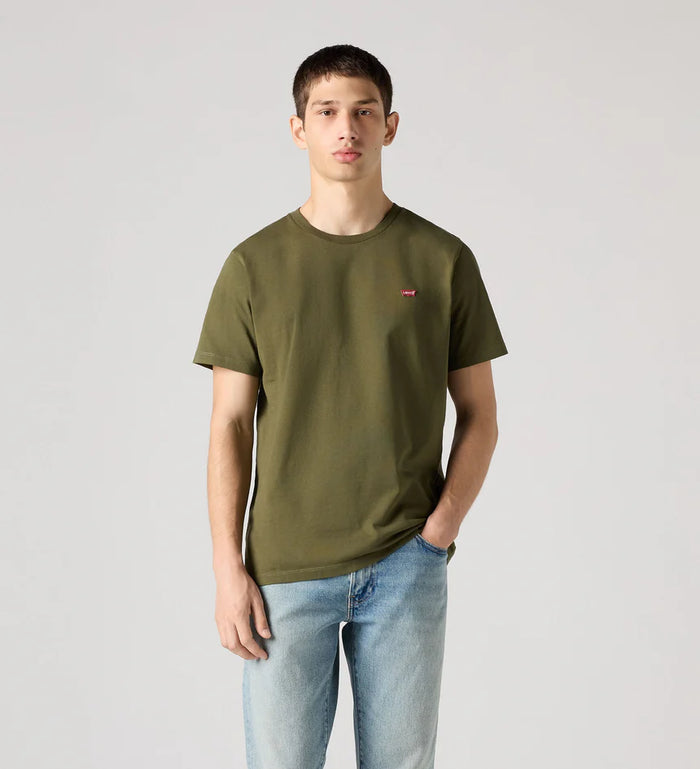 Levi's Original Housemark T-Shirt in Olive Night Jersey 56605-0021