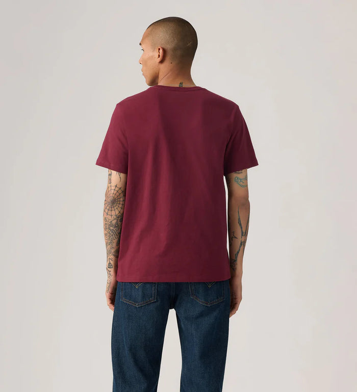 Levi's Original Housemark T-Shirt in Tawny Port Jersey 56605-0300