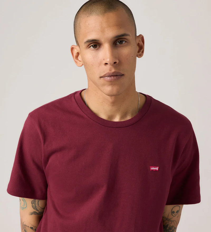 Levi's Original Housemark T-Shirt in Tawny Port Jersey 56605-0300