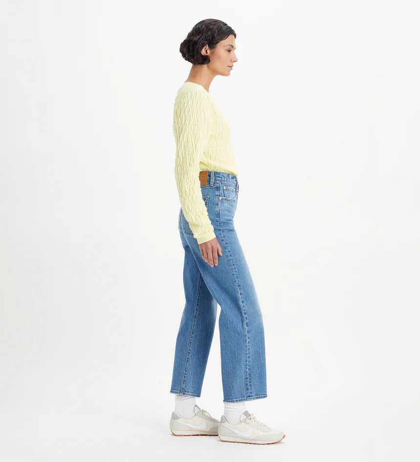 Ribcage Straight  Ankle Jeans in Dance Around 0177