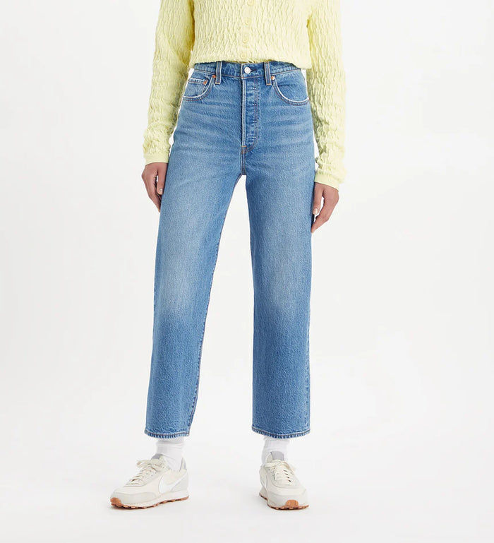 Ribcage Straight  Ankle Jeans in Dance Around 0177