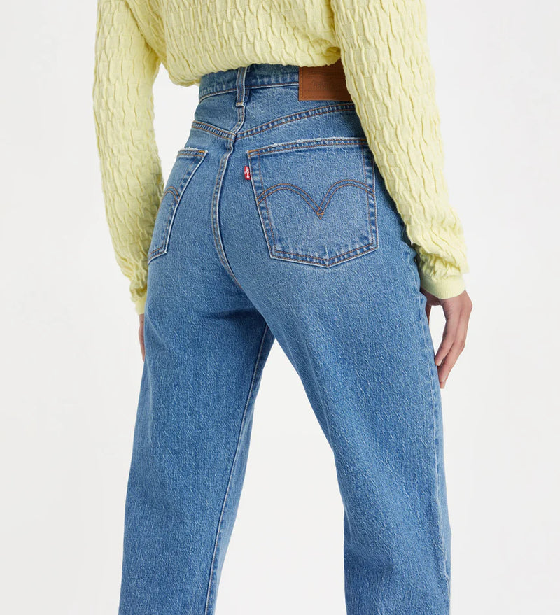 Ribcage Straight  Ankle Jeans in Dance Around 0177