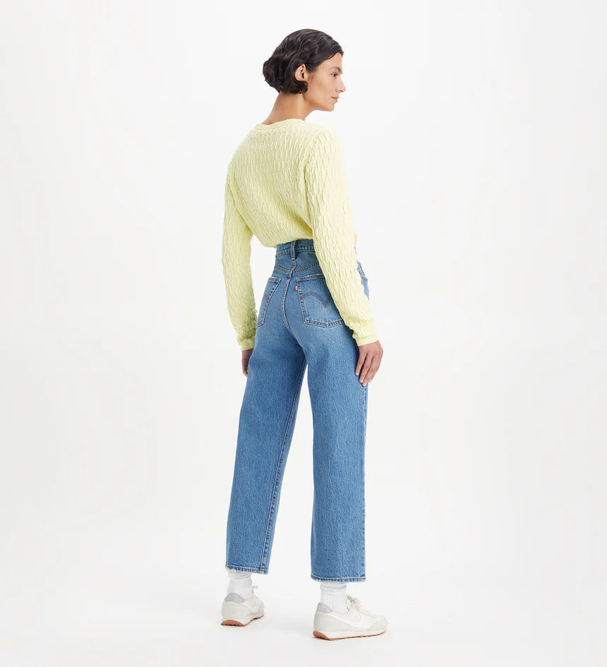 Ribcage Straight  Ankle Jeans in Dance Around 0177