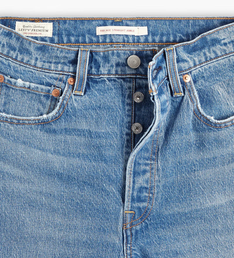 Ribcage Straight  Ankle Jeans in Dance Around 0177