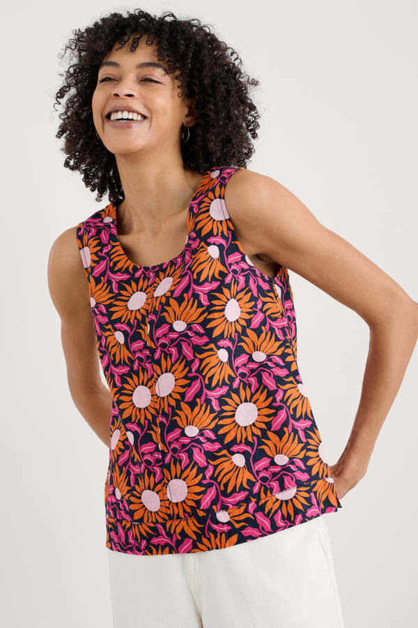 Seasalt Lighthouse Station Vest - Bold Sunflower Maritime