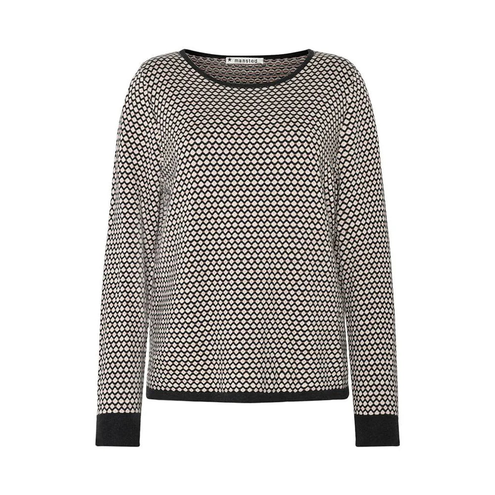 Mansted London Eye Spy Crew in Dark Charcoal