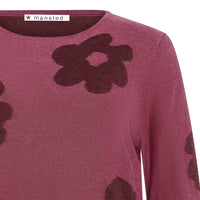 Mansted Bliss Eco Bloom Crew Jumper in Soft Pink