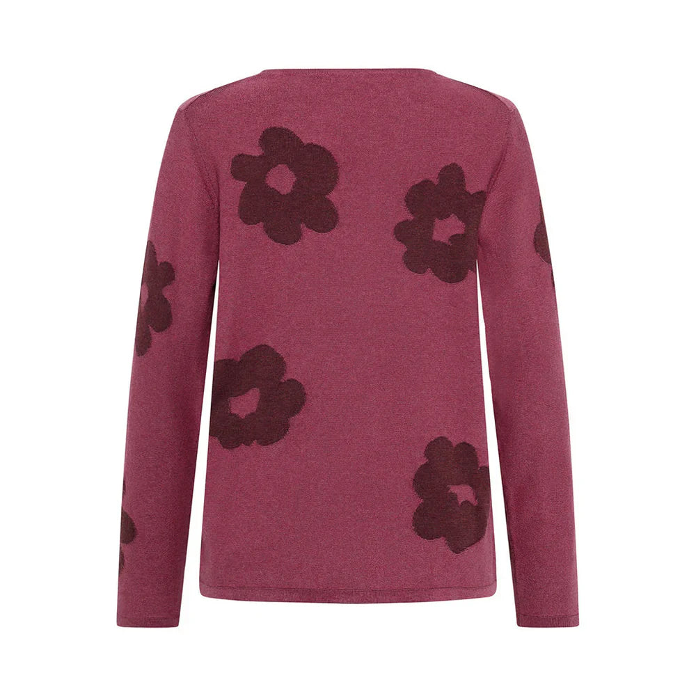 Mansted Bliss Eco Bloom Crew Jumper in Soft Pink