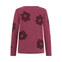 Mansted Bliss Eco Bloom Crew Jumper in Soft Pink