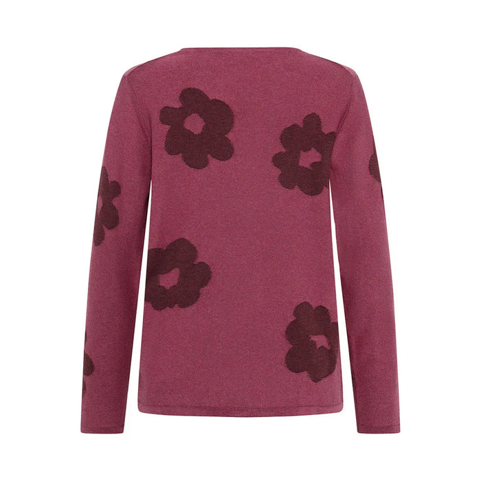 Mansted Bliss Eco Bloom Crew Jumper in Soft Pink